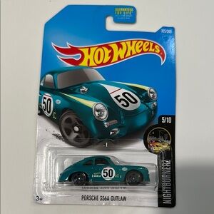 Hot Wheels Porsche 356A Outlaw Teal Night Burnerz